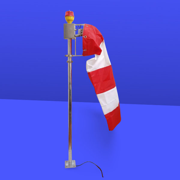 Airport wind sock helipad wind sock lighted wind sock for helipad lighting