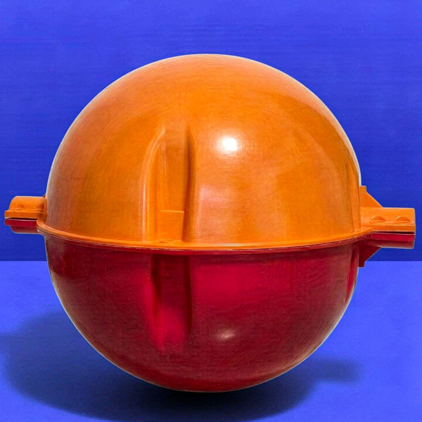 Transmission line marker balls white balls on power lines aircraft warning sphere warning spheres in transmission line AO-WS-A1 600mm